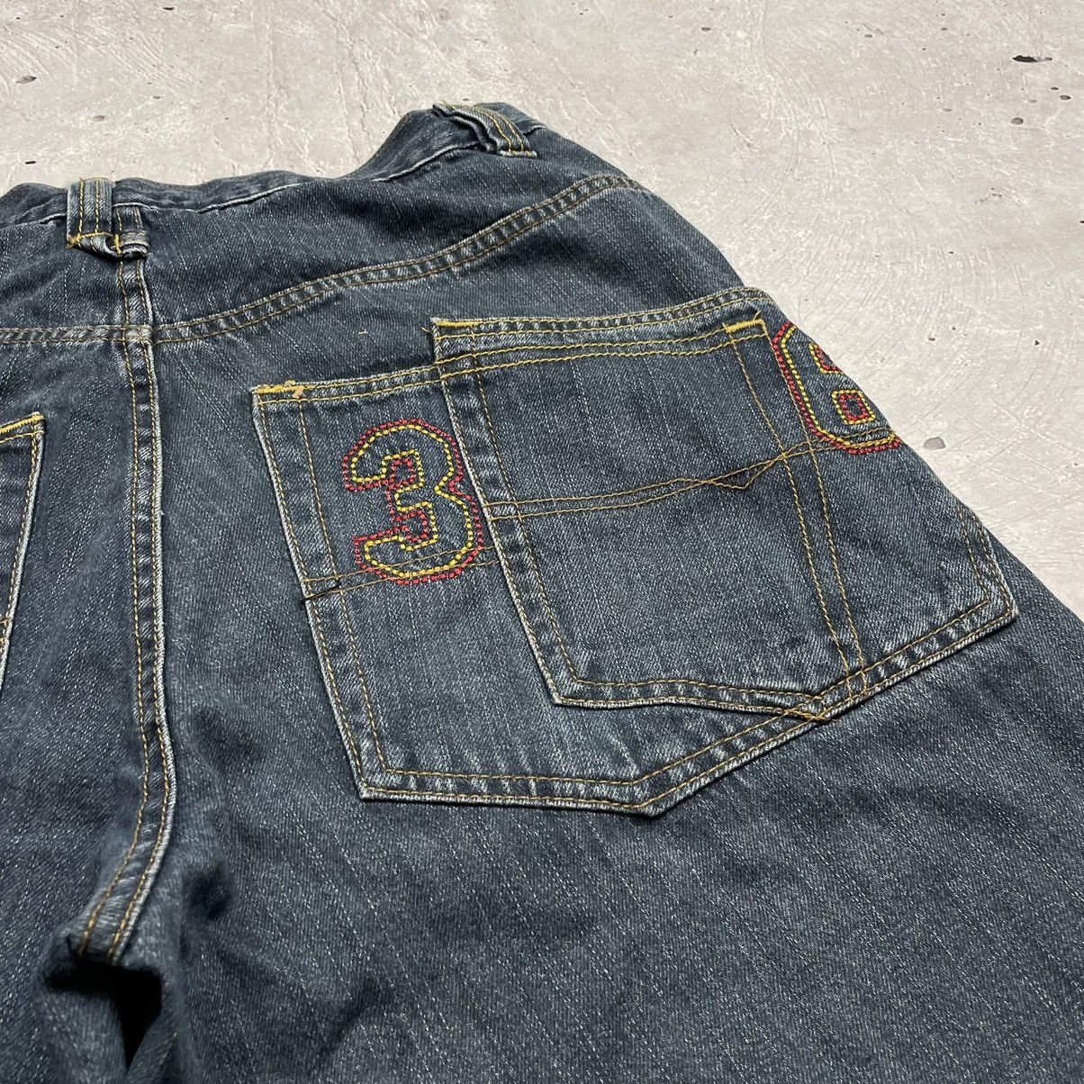 DrunknMunky × Vintage Drunkn Munky Spellout Embroidered Jeans Baggy Jeans size L Size US 36 / EU 52 - 9 Thumbnail