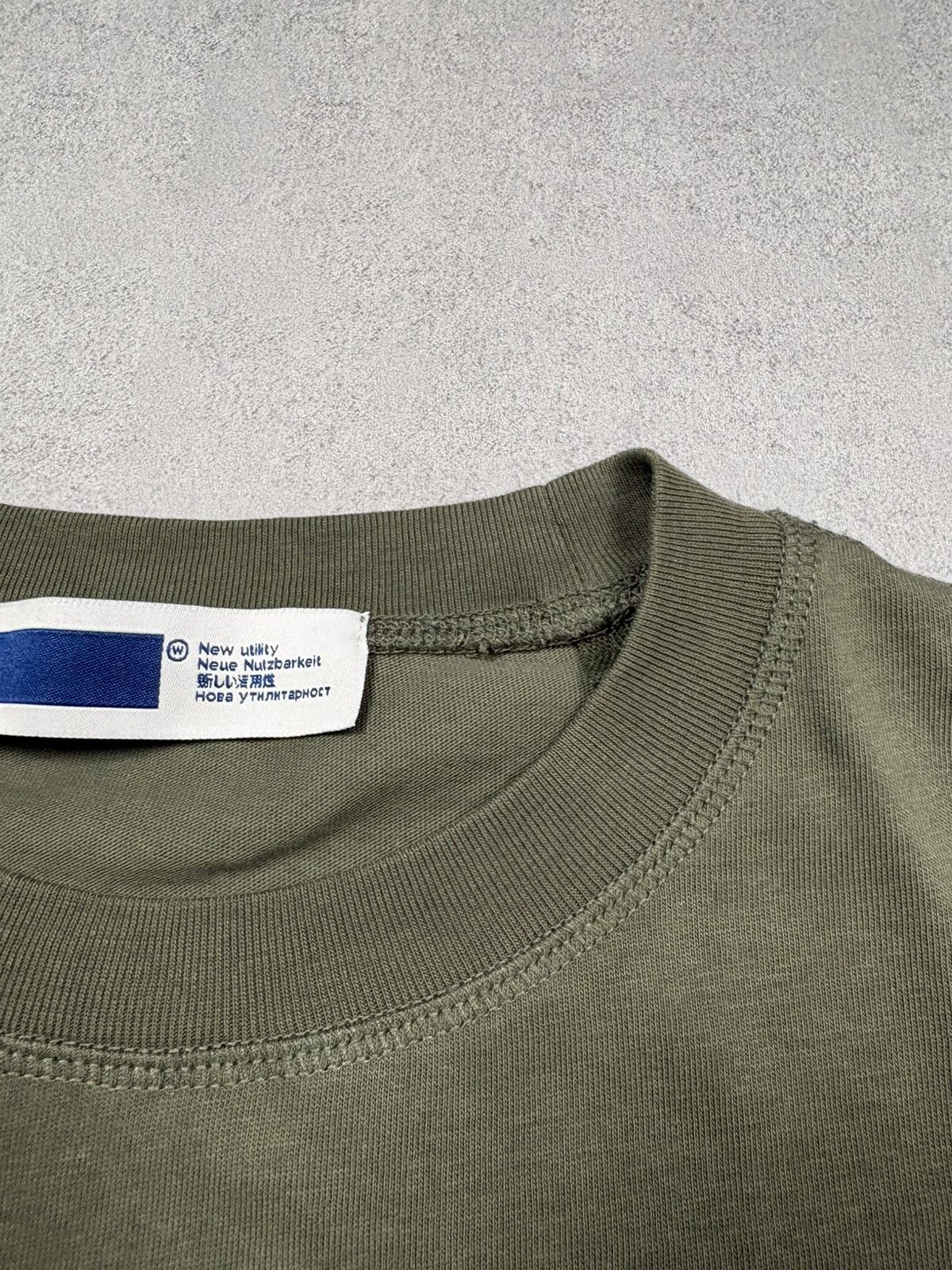AFFXWRKS Affixworks New Utility Blue Block Graphic T-Shirt Olive M Size US M / EU 48-50 / 2 - 14 Thumbnail