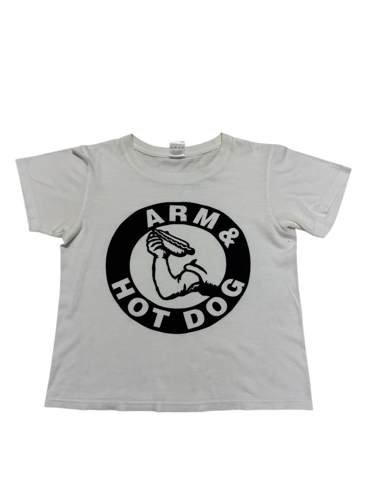 Japanese Brand number nine Arm & Hot Dog Boxy tshirt Size S / US 4 / IT 40 - 1 Thumbnail