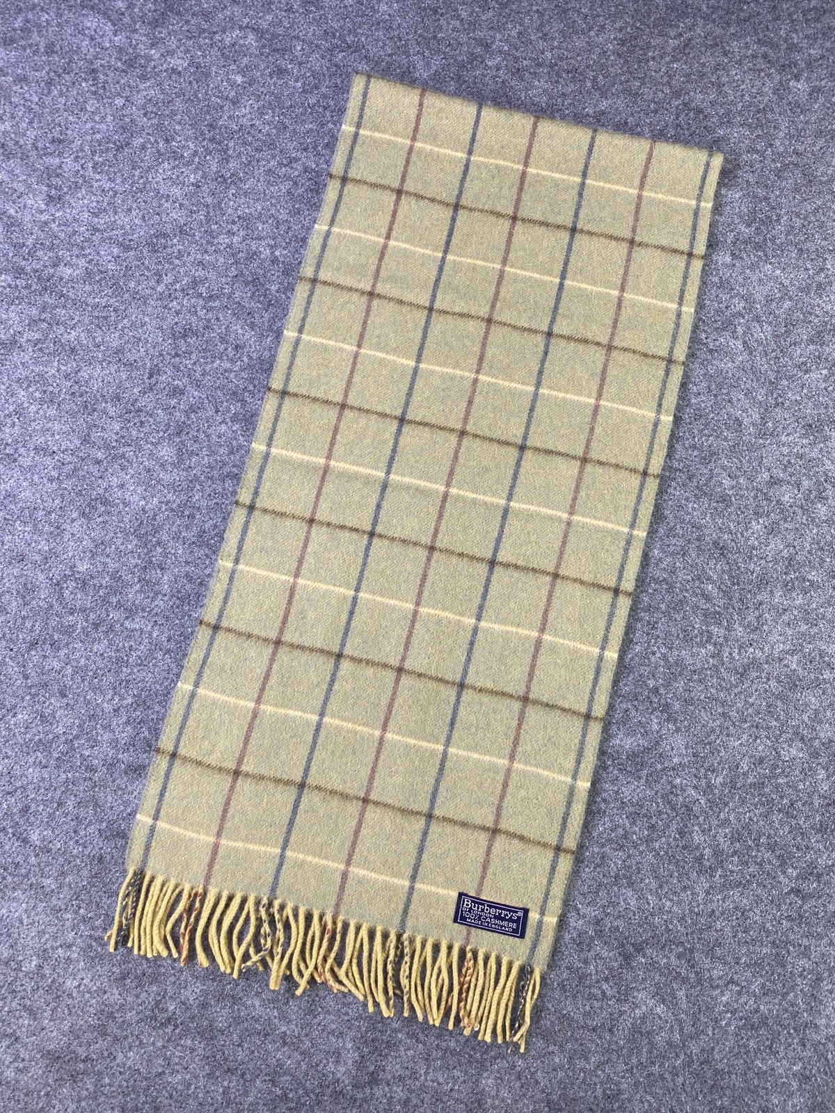 Burberry × Vintage Vintage Burberry Scarf/Muffler/Neckwear -T964 Size ONE SIZE - 3 Thumbnail