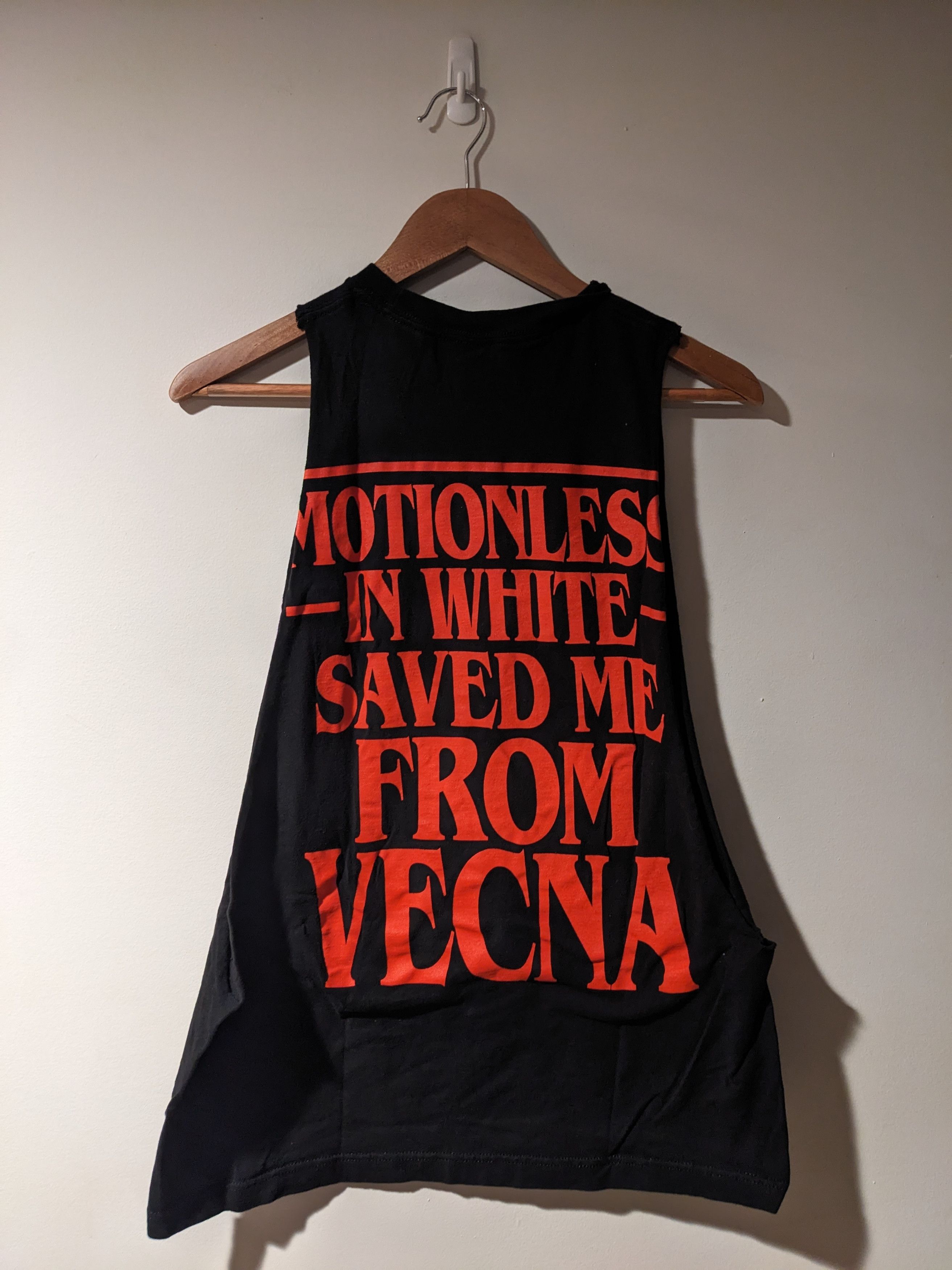 Band Tees × Hot Topic Motionless in White Save Vecna 2022 Tour Sleeveless T-Shirt Size US M / EU 48-50 / 2 - 1 Thumbnail