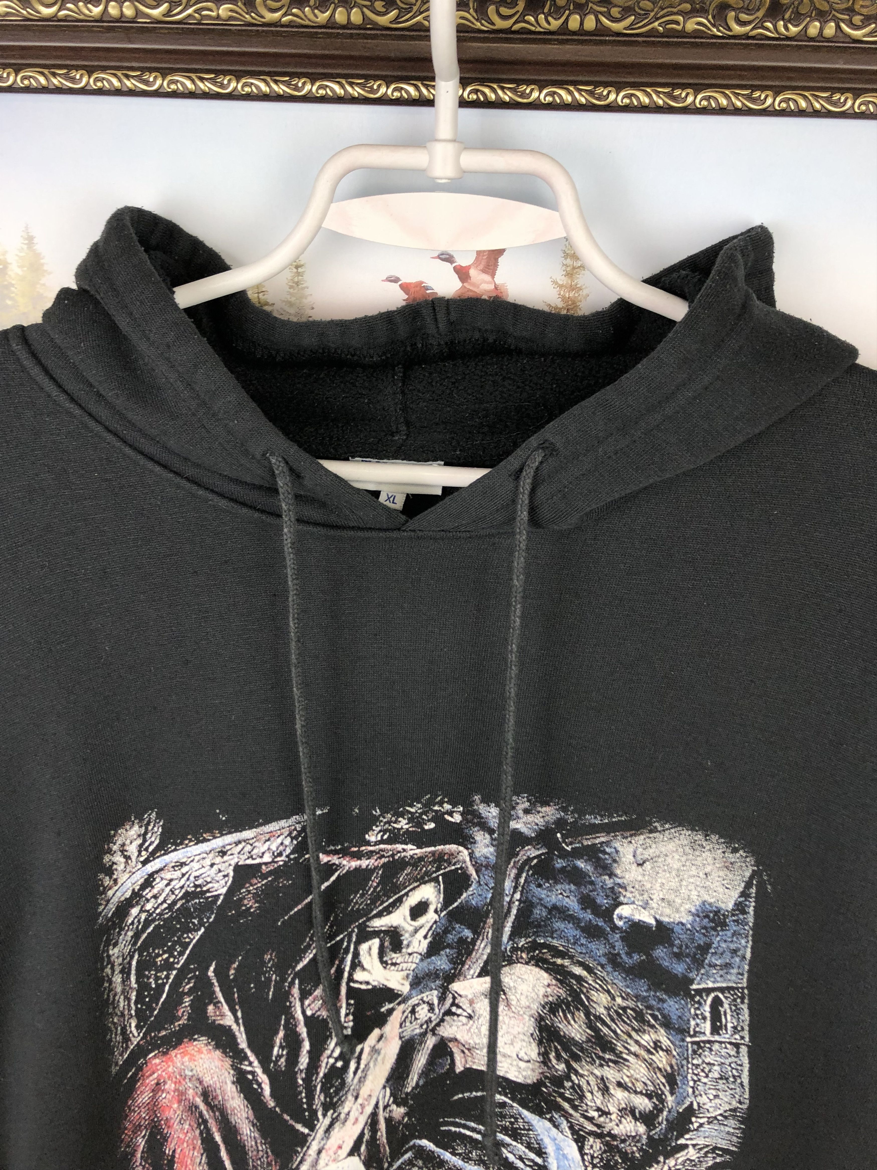 Band Tees × Vintage Vintage The Exploited Hoodie Jacket Rock Metal Black Band Size US XL / EU 56 / 4 - 4 Thumbnail