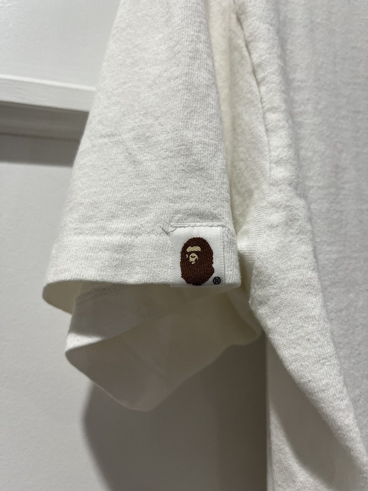 Bape Bape Multicolor Big Ape Sleeping Milo Logo White Tshirt Size US M / EU 48-50 / 2 - 5 Thumbnail