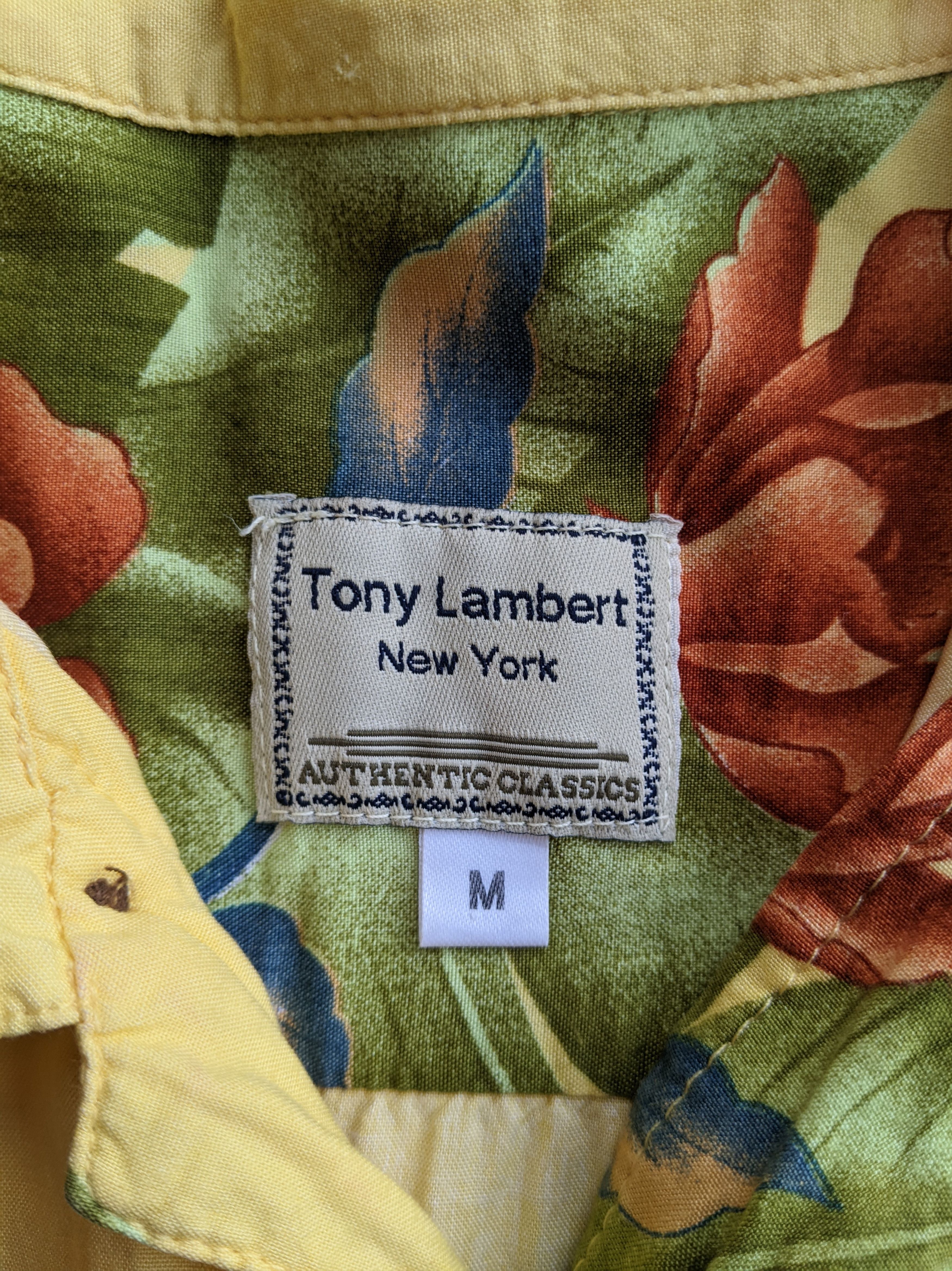 Japanese Brand Vintage Tony Lambert Hawaiian Shirt Polo Ralph Lauren Gucci Size US M / EU 48-50 / 2 - 17 Thumbnail