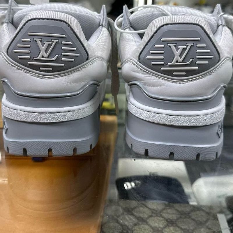 Louis Vuitton Louis Vuitton Trainer Maxi Leather Low Top Sneakers -2508 Size US 5.5 / EU 38 - 3 Thumbnail