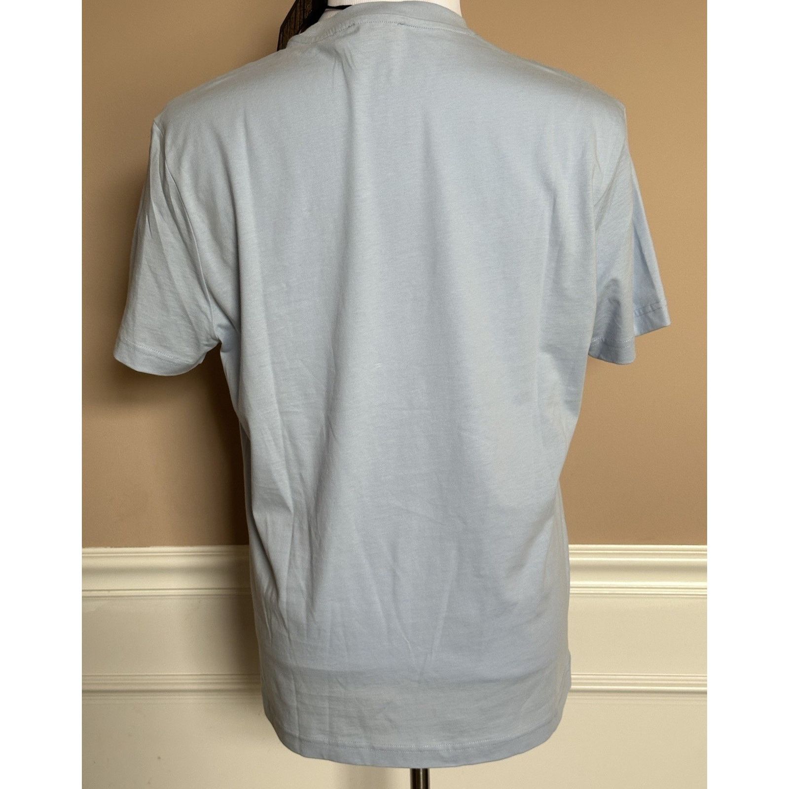 Versace Versace Medusa Print Light Blue Jersey T-Shirt M 1011861 Size US XS / EU 42 / 0 - 5 Thumbnail