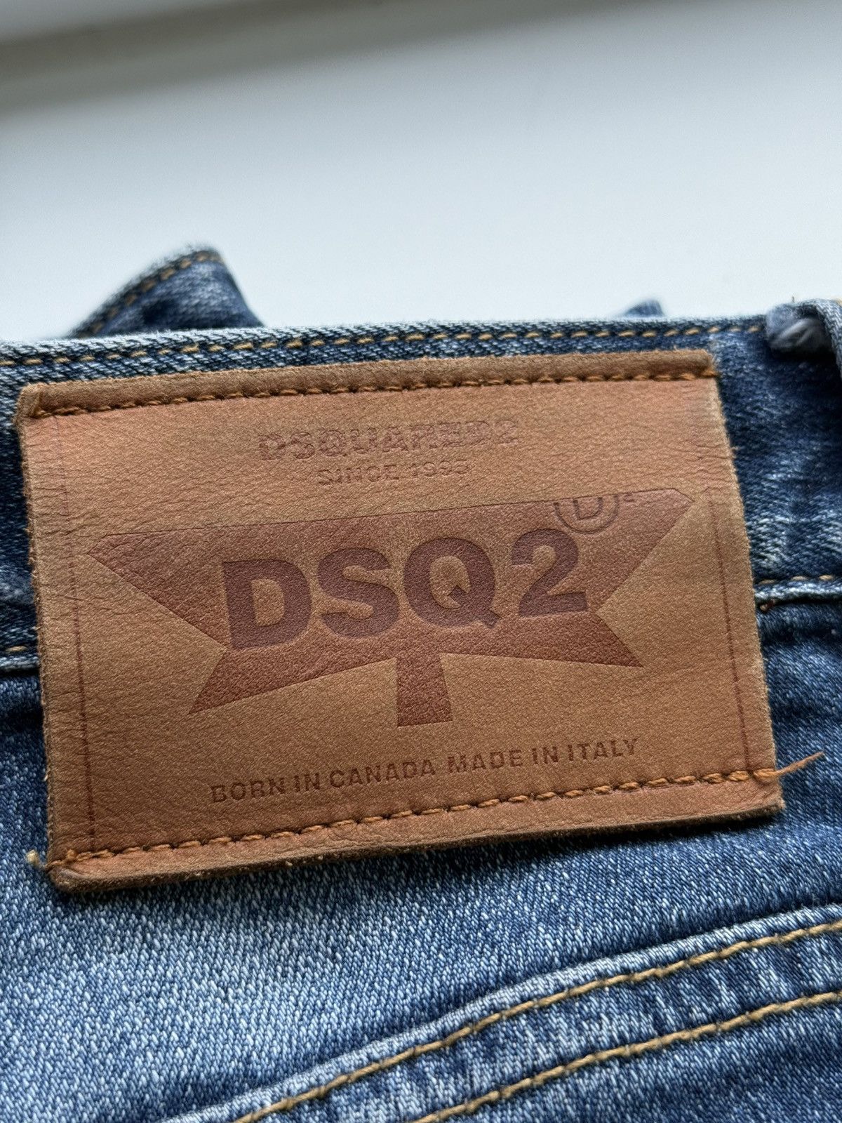 Dsquared2 Dsquared2 Distressed Washed Slim Denim Jeans Size US 32 / EU 48 - 4 Thumbnail