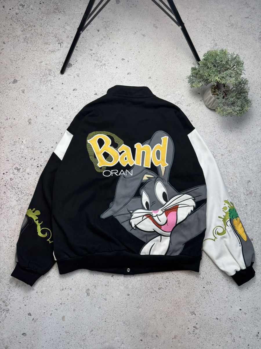 Japanese Brand × NBA Band Oran Bugs Bunny Racing Jacket Nascar F1 M Black Unisex Size US M / EU 48-50 / 2 - 11 Thumbnail