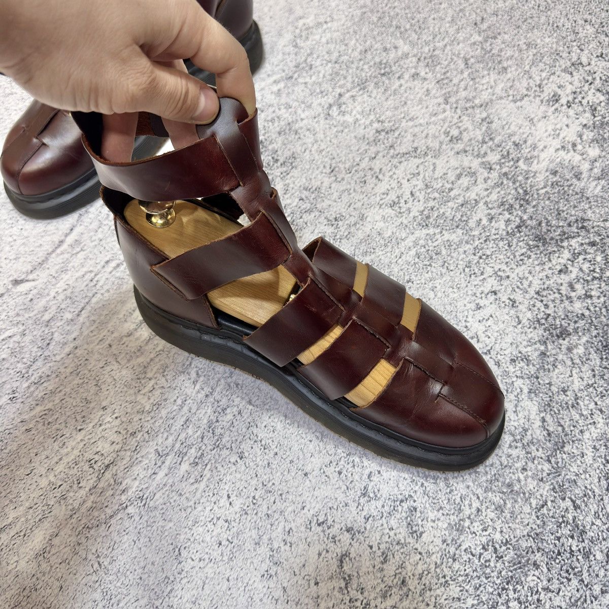Dr. Martens Dr. Martens Geraldo Gladiator Leather Sandals US9 UK8 EU42 Size US 9 / EU 42 - 3 Thumbnail