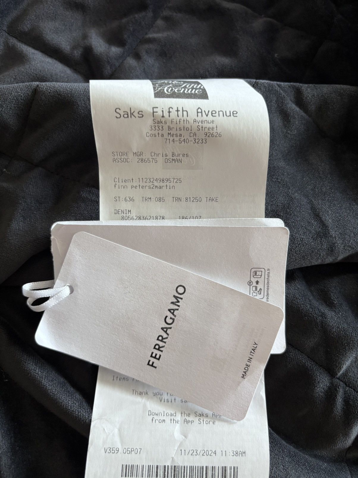 Salvatore Ferragamo Ferragamo dark wash relaxed/baggy denim Size US 32 / EU 48 - 6 Thumbnail