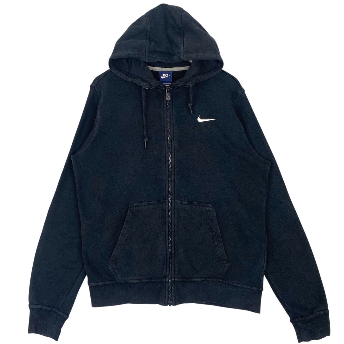 Other Vintage 90s Nike Swoosh Hoodie Sweater Black Made In Vietnam Size US L / EU 52-54 / 3 - 1 Thumbnail