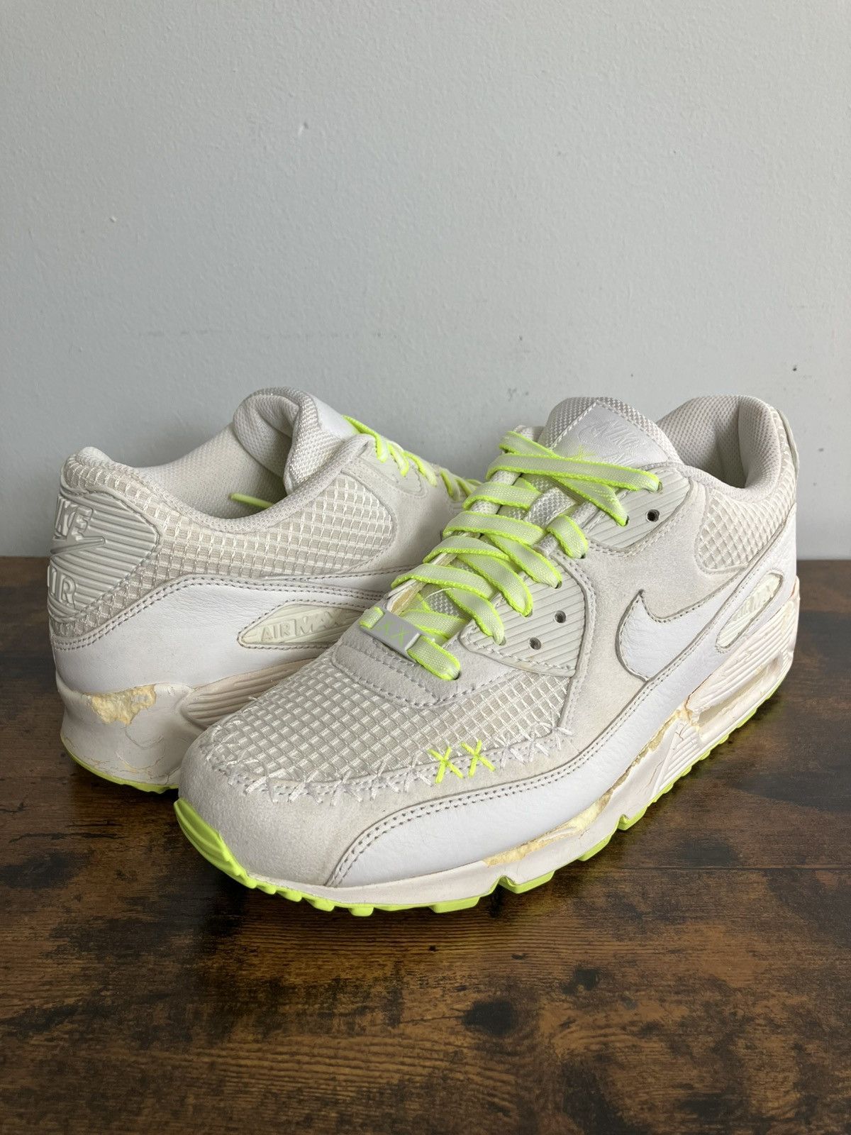 Nike KAWS x Nike Air Max 90 Premium White Size US 9 / EU 42 - 1 Thumbnail