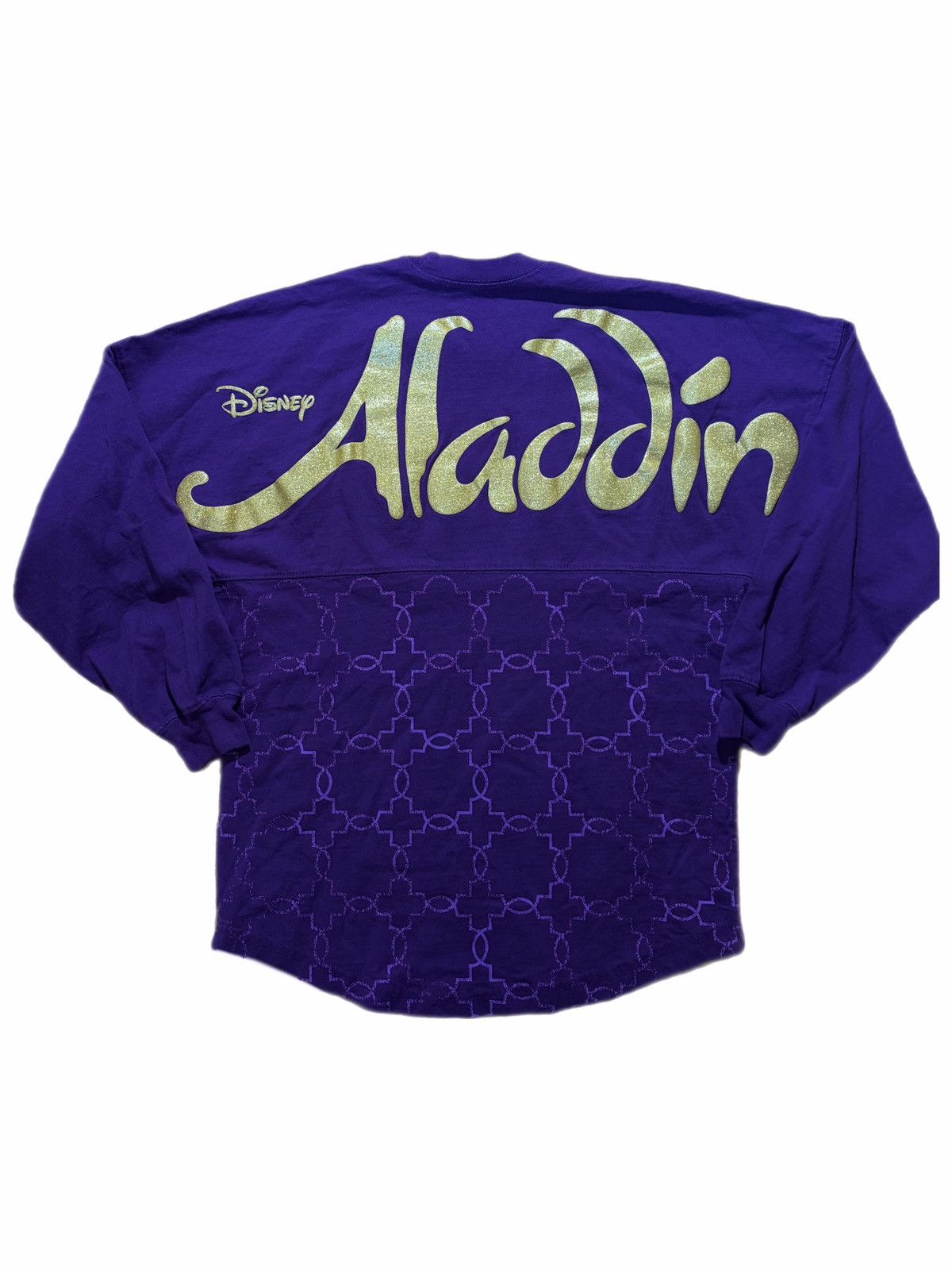 Disney Disney Shirt Aladdin Spirit Jersey Glitter Long Sleeve Genie Size XS / US 0-2 / IT 36-38 - 1 Thumbnail
