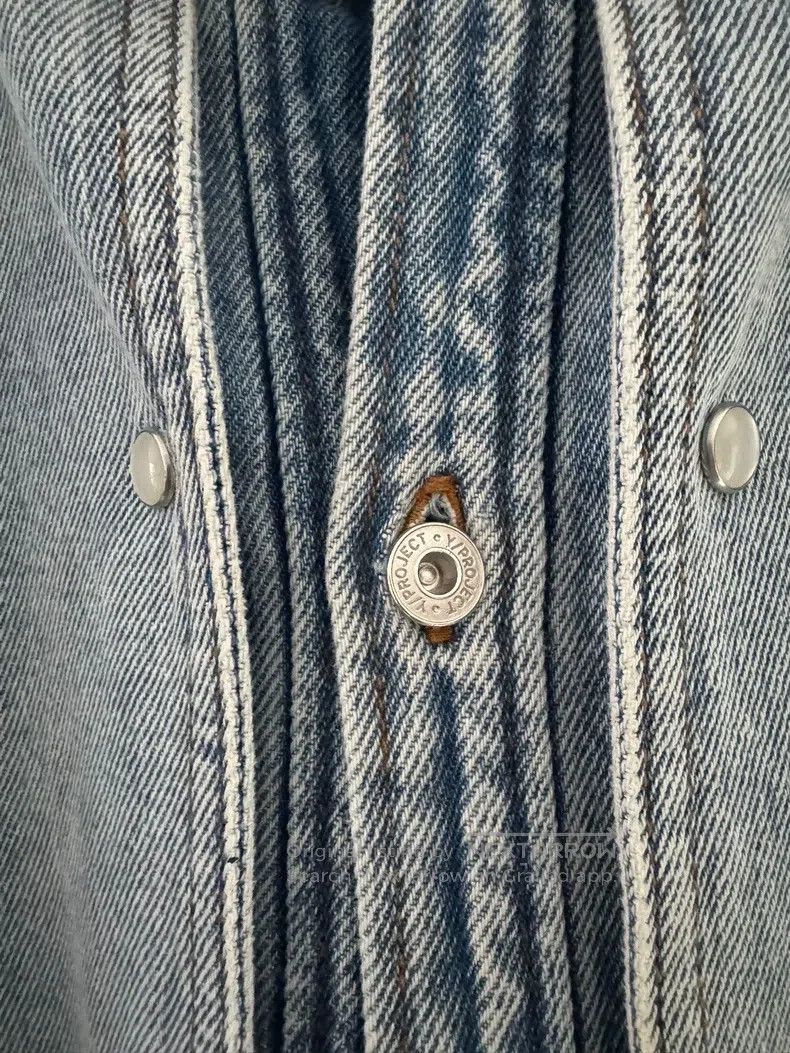 Y/Project Y/Project Asymmetrical button blue denim shirt jacket Size US XL / EU 56 / 4 - 5 Thumbnail