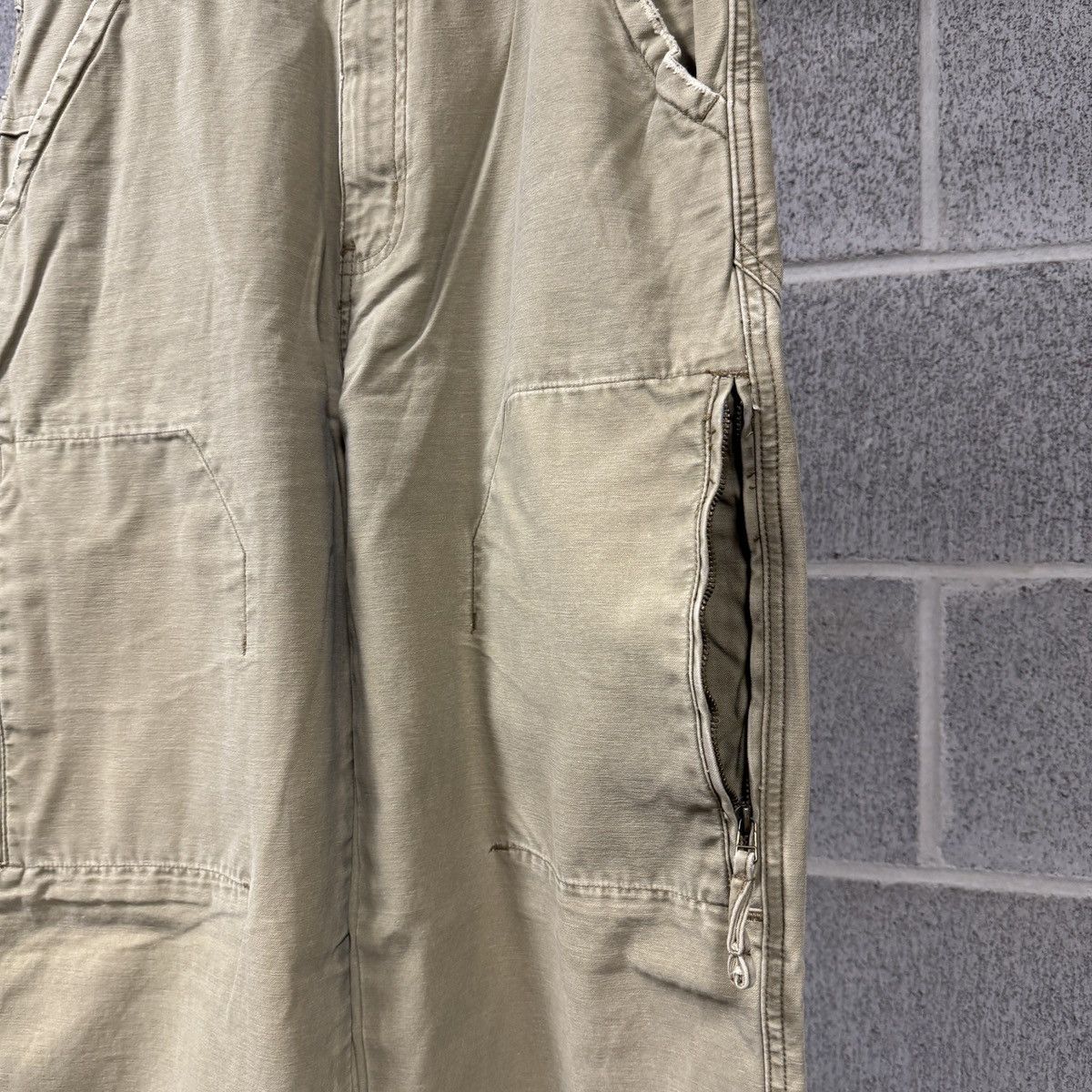 Vintage Vintage Mossimo Tan Canvas Cargo Pants Skater ERD Grunge Size US 28 / EU 44 - 4 Thumbnail