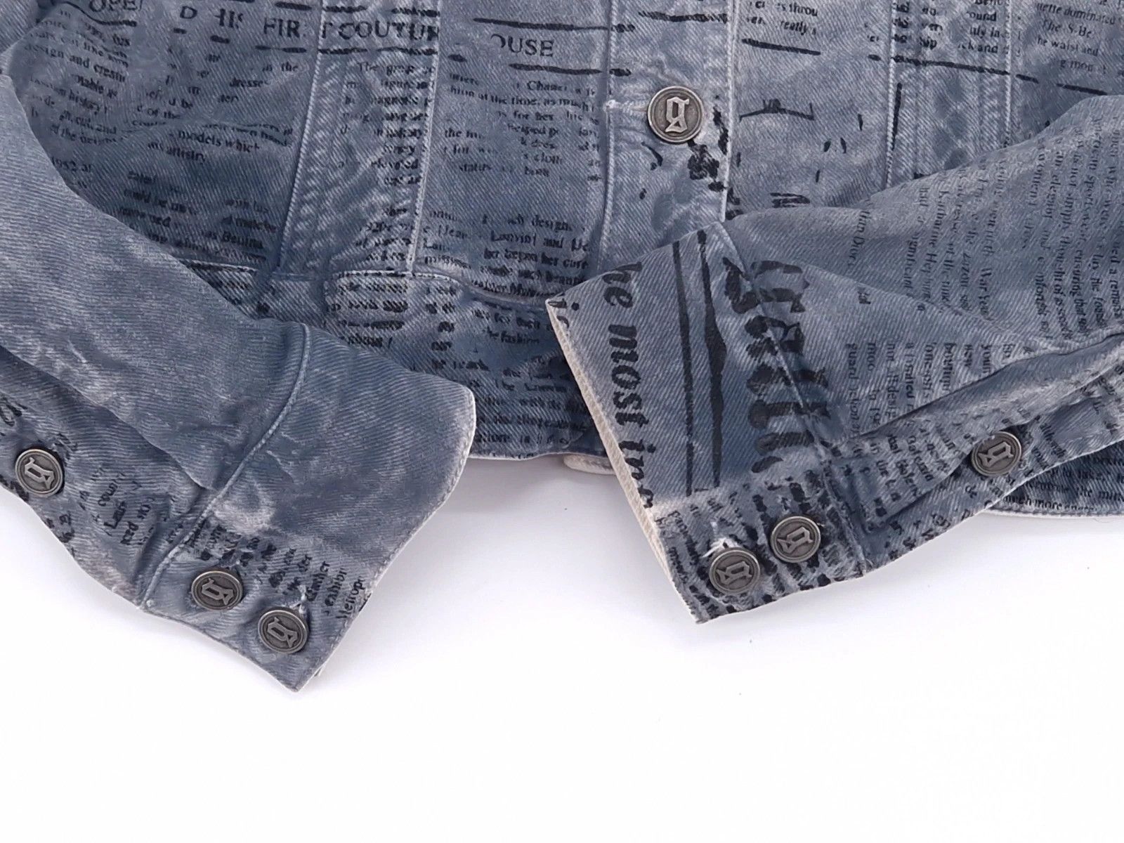 John Galliano Gazette Archive Denim Jacket Size M / US 6-8 / IT 42-44 - 3 Thumbnail