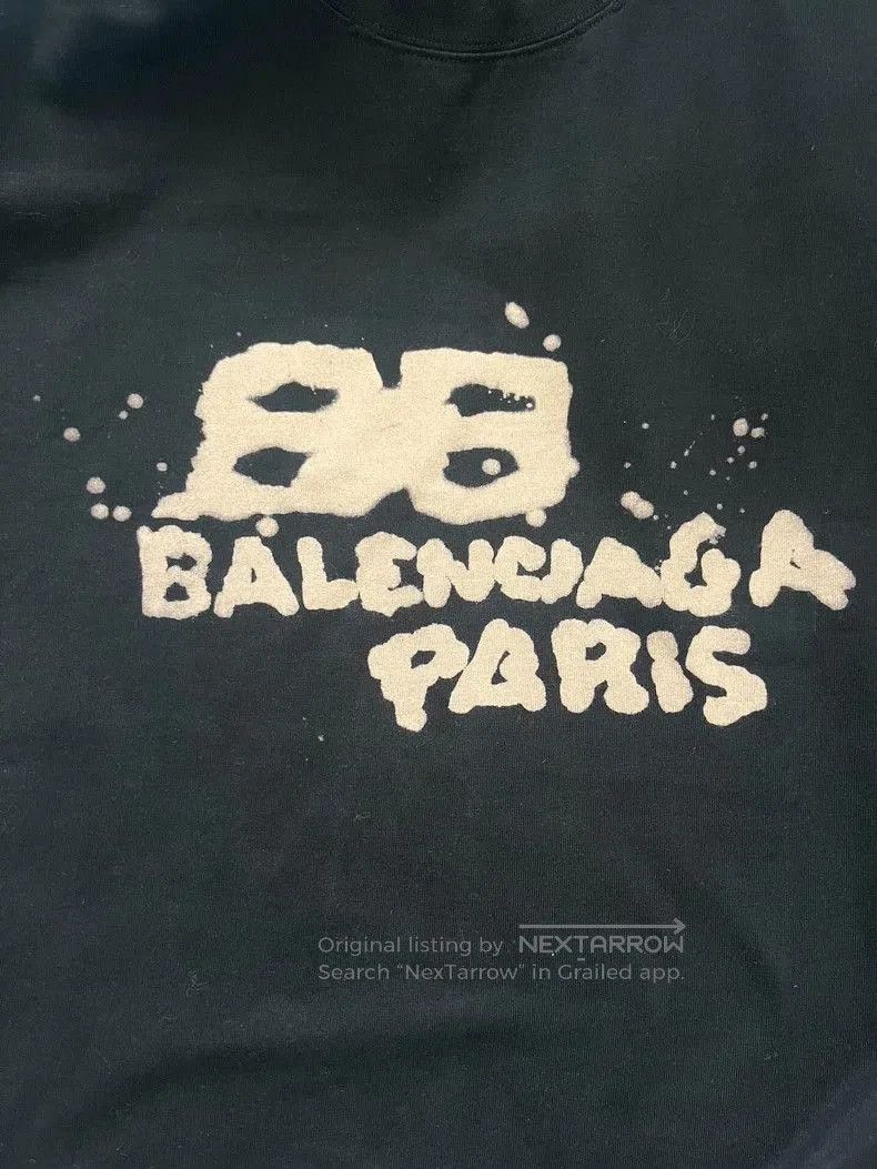 Balenciaga Balenciaga Logo Print Short Sleeve T-Shirt. Size US L / EU 52-54 / 3 - 3 Thumbnail