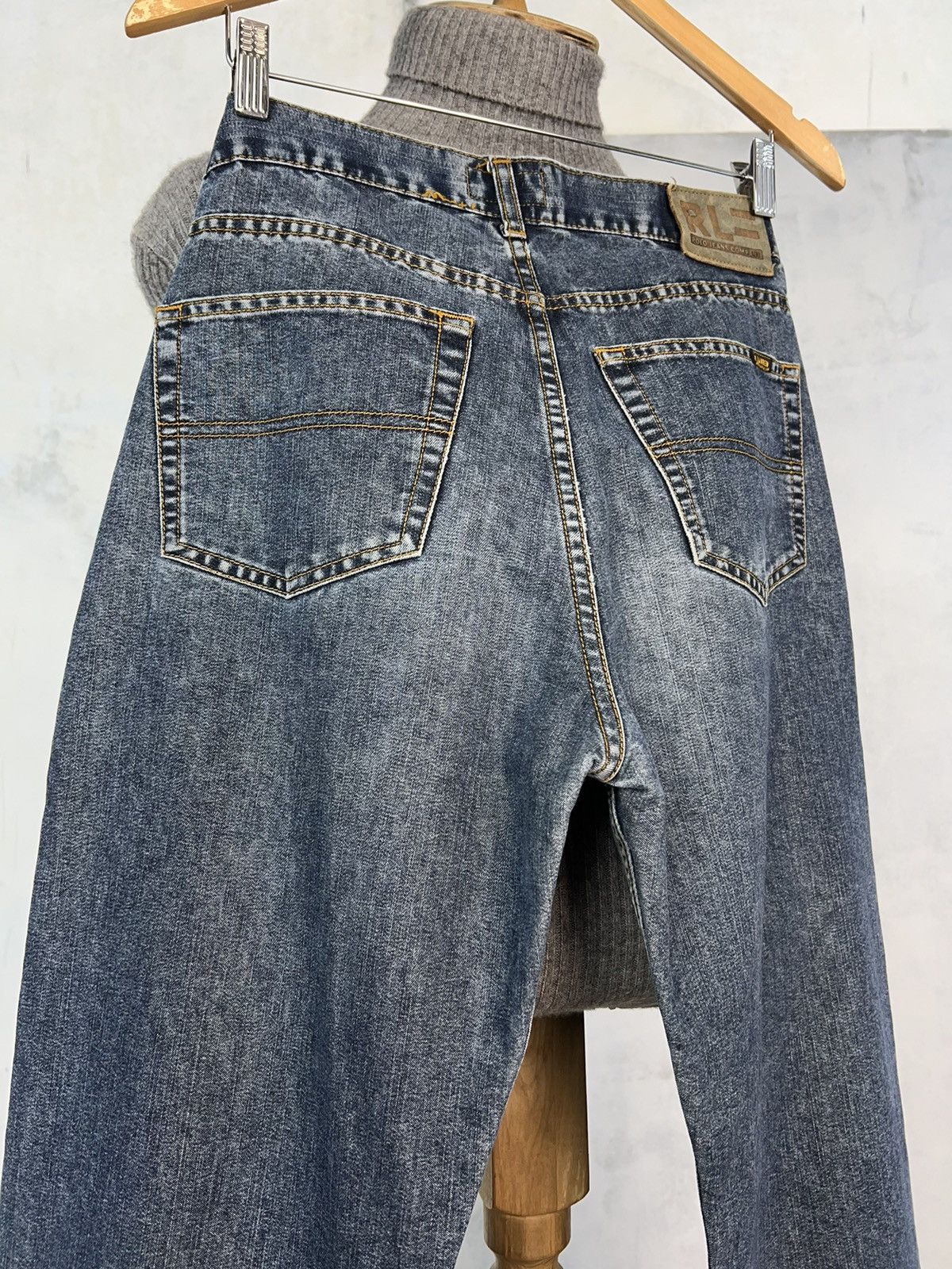 Lauren Ralph Lauren Vintage Blue Polo Jeans Company Ralph Lauren Pants 30 - 32 Size US 32 / EU 48 - 10 Thumbnail