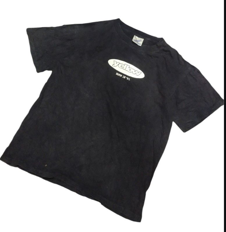 Vintage VINTAGE YELLOW BORN IN 91 TEE Size US M / EU 48-50 / 2 - 1 Thumbnail