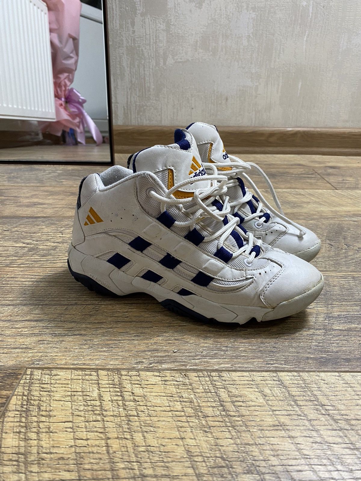 Vintage 90s Adidas Sneakers, Size US - Main Image