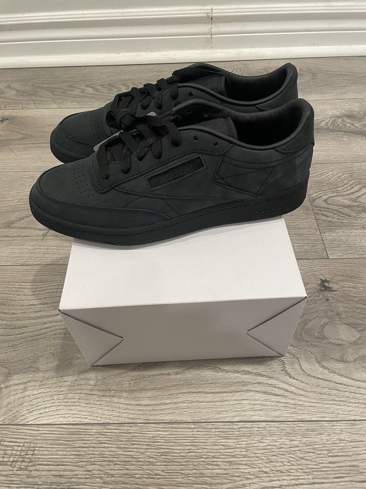 JJJJound × Reebok Jjjjound Reebok Club C 85 Black Size US 7 / EU 40 - 4 Thumbnail