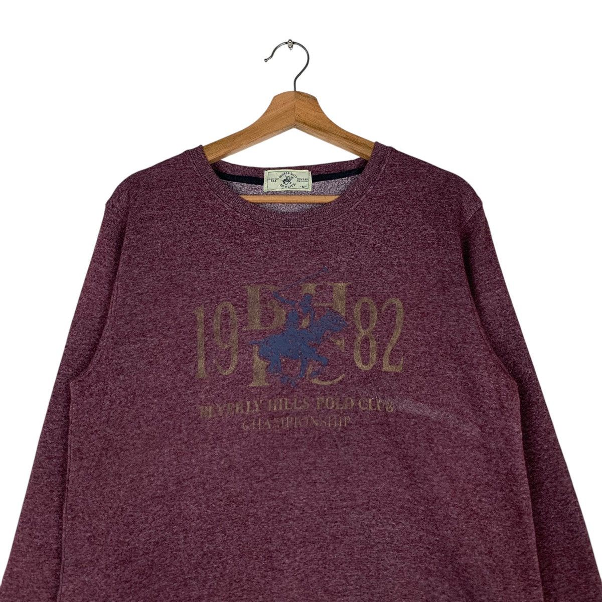 Beverly Hills Polo Club Berverly Hills Polo Club Big Logo Sweatshirt #1339-C60 Size US M / EU 48-50 / 2 - 2 Thumbnail