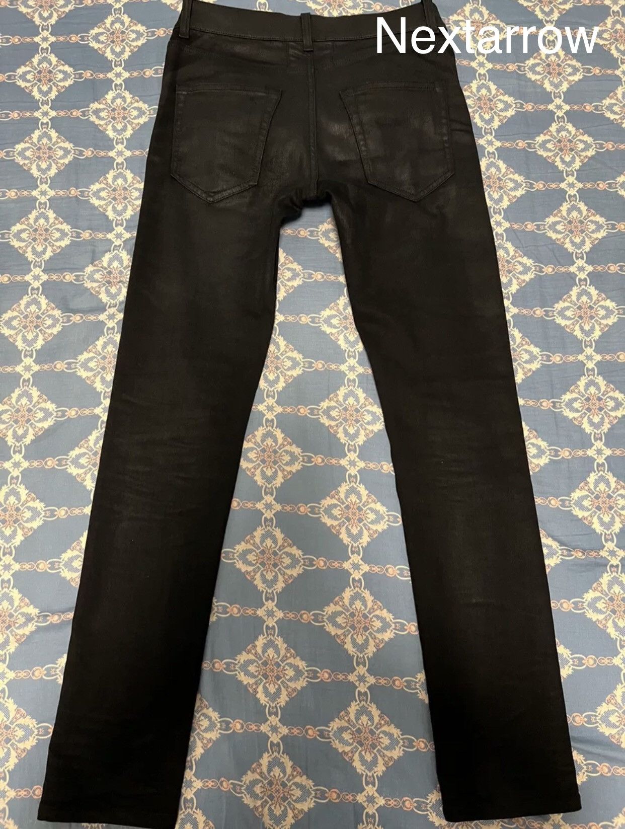 Saint Laurent Paris × Yves Saint Laurent SAINT LAURENT SLP brushed wax jeans 2409-Nextarrow Size US 29 - 2 Thumbnail