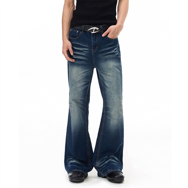 Japanese Brand American Vintage Vibe Flared Jeans with Whiskering Size US 32 / EU 48 - 2 Thumbnail