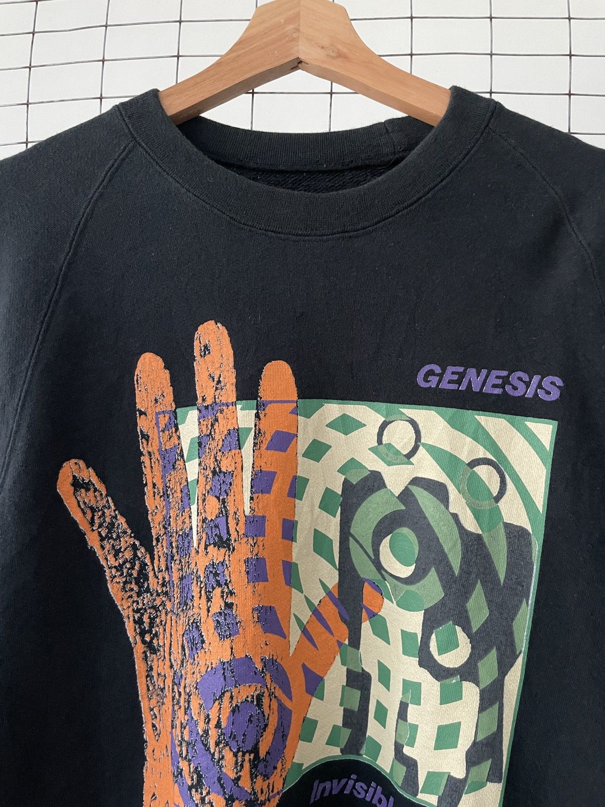 Band Tees × Vintage Vintage Genesis Sweatshirt Size US L / EU 52-54 / 3 - 2 Thumbnail