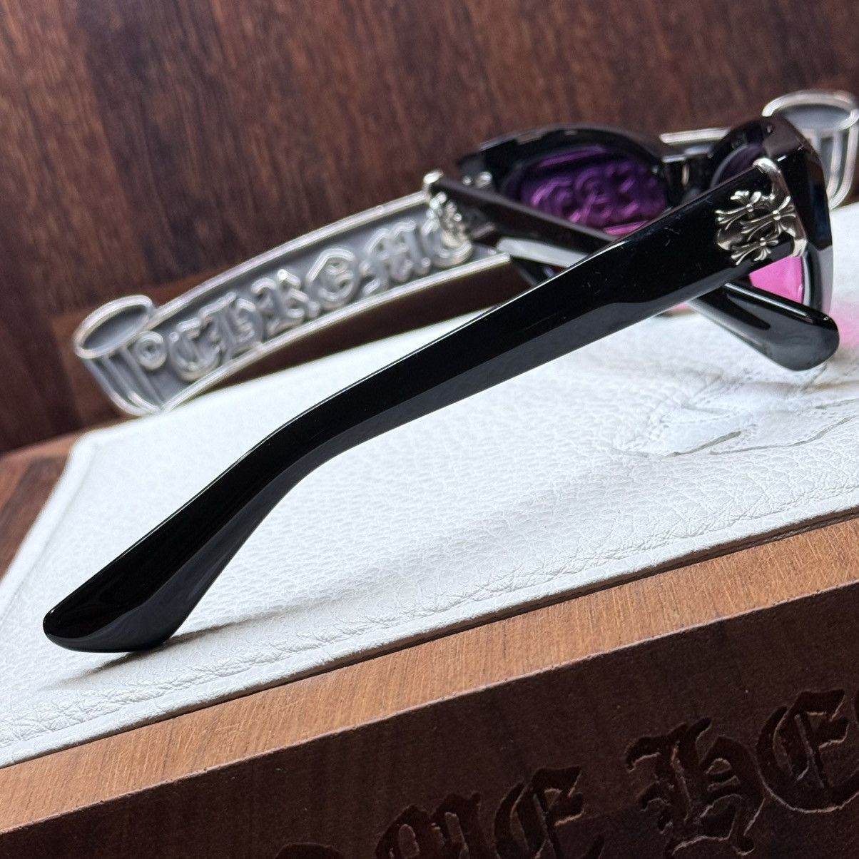 Chrome Hearts Chrome Hearts HALLLA BALUUUU ‘Euphoria’ Sunglasses Size ONE SIZE - 8 Thumbnail