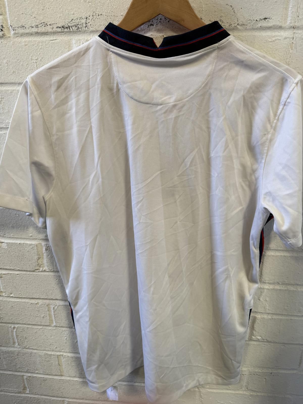 Nike Nike England Men's Soccer Jersey Medium White Dri-FIT Size US M / EU 48-50 / 2 - 2 Thumbnail