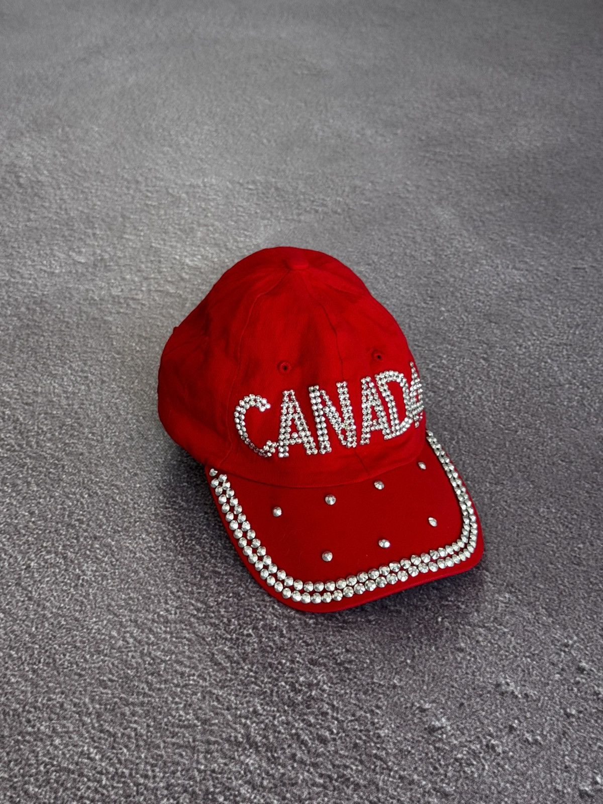 Hysteric Glamour Canada Rhinestone Logo Hysteric Glamour Style Hat Cap Size ONE SIZE - 2 Thumbnail