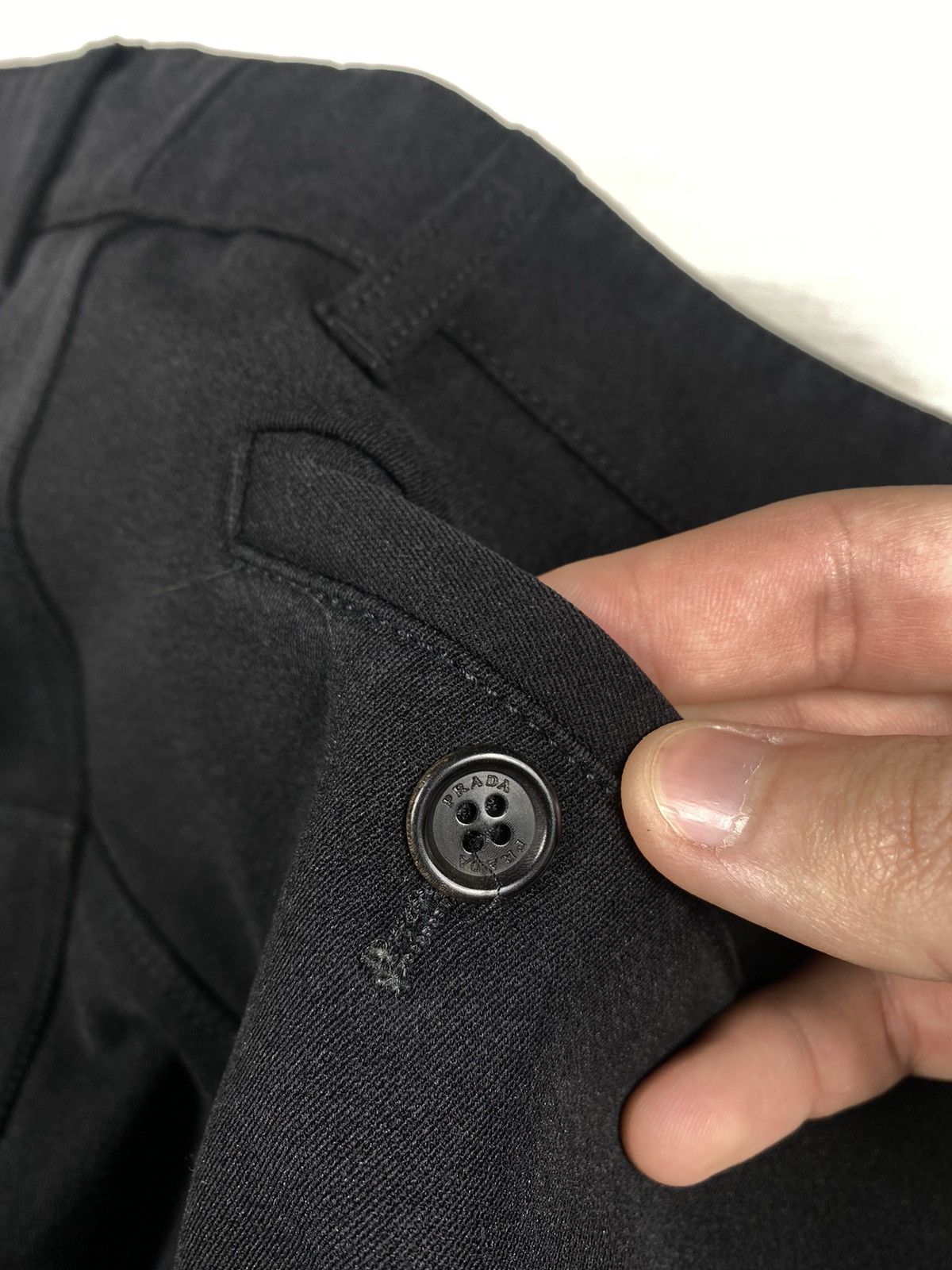 Prada × Vintage Prada Milano Pants Biker Size 27" / US 4 / IT 40 - 13 Thumbnail