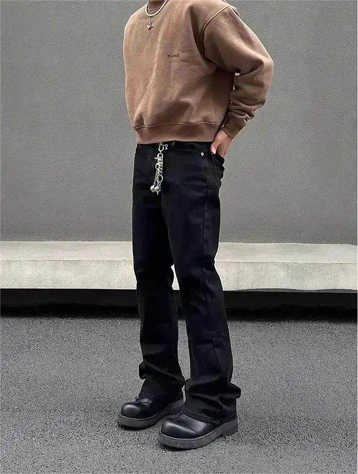 Japanese Brand Casual straight leg micro flared jeans Size US 32 / EU 48 - 6 Thumbnail