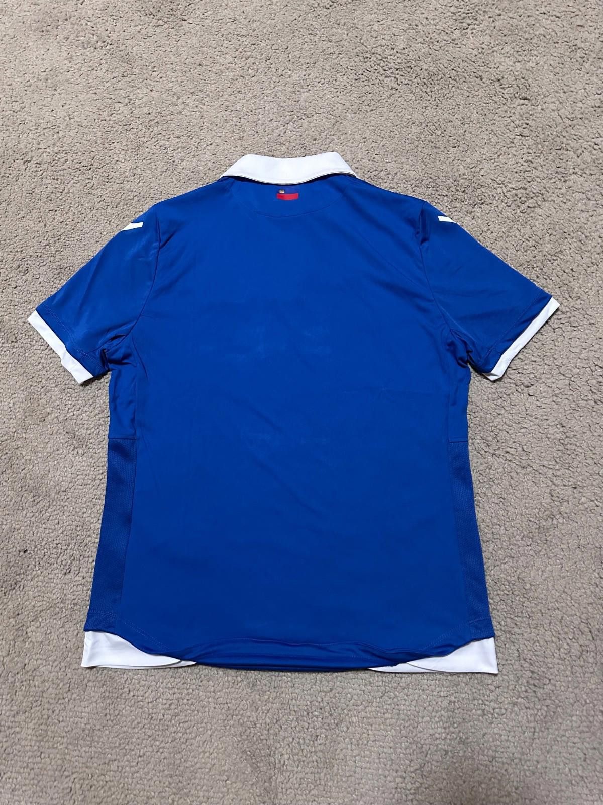 Macron LIECHTENSTEIN 2018/19 HOME FOOTBAL SHIRT SOCCER JERSEY sz M Size US M / EU 48-50 / 2 - 6 Thumbnail
