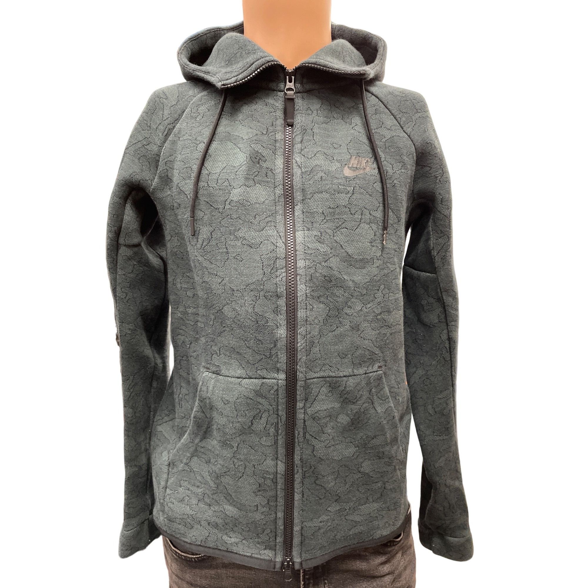 Nike Nike Men's Green Zip Up Sweatshirt Size M SKU 1449 Size US M / EU 48-50 / 2 - 1 Thumbnail