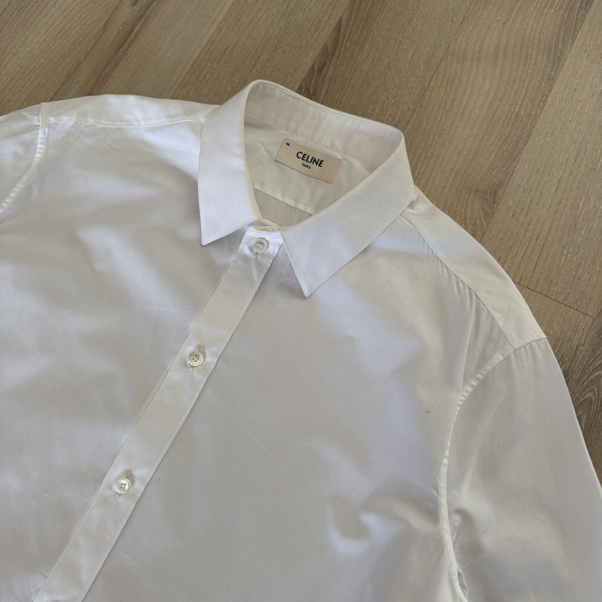 Celine Celine by Hedi Slimane Modern Cl Collar Shirt Size US M / EU 48-50 / 2 - 5 Thumbnail