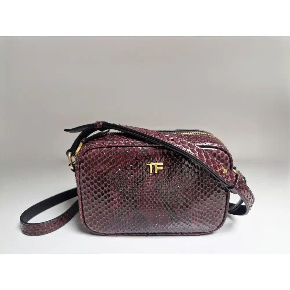 Tom Ford o1loc1c0125 S0440 Size: OS / Crossbody Mini Bag in Bordeaux Size ONE SIZE - 1 Thumbnail