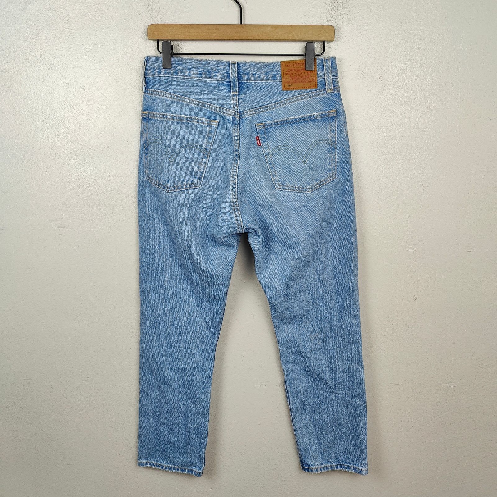 Levi's Levis 501 Jeans Womens 27 Ojai Ring Straight Leg Size 27" / US 4 / IT 40 - 5 Thumbnail