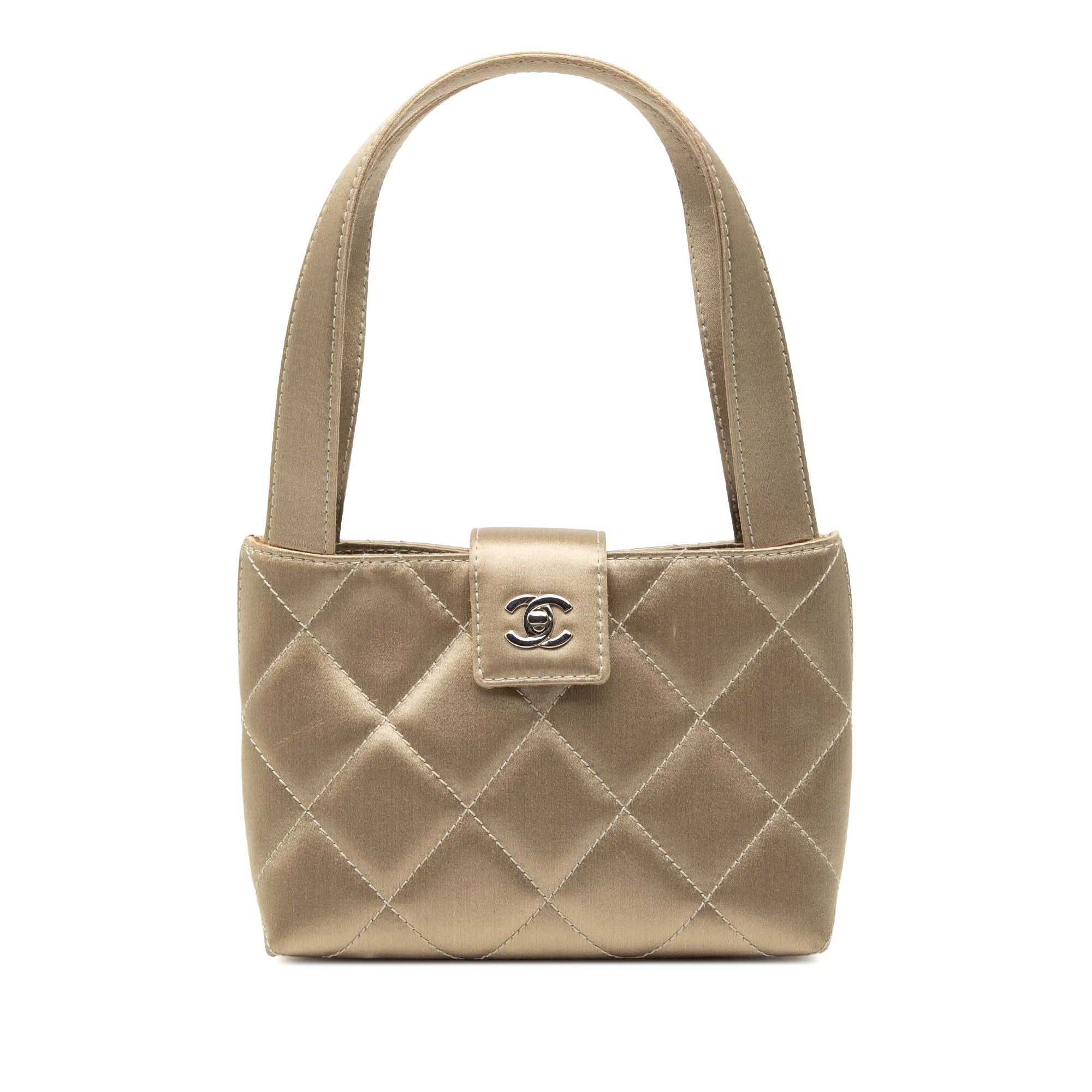 Chanel CC Quilted Satin Handbag Size ONE SIZE - 1 Thumbnail