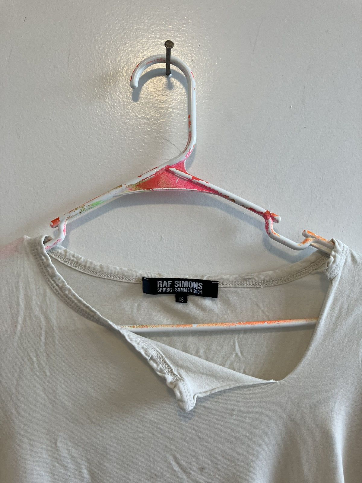 Raf Simons SS04 Cut Neck Long Sleeve Size US S / EU 44-46 / 1 - 3 Thumbnail