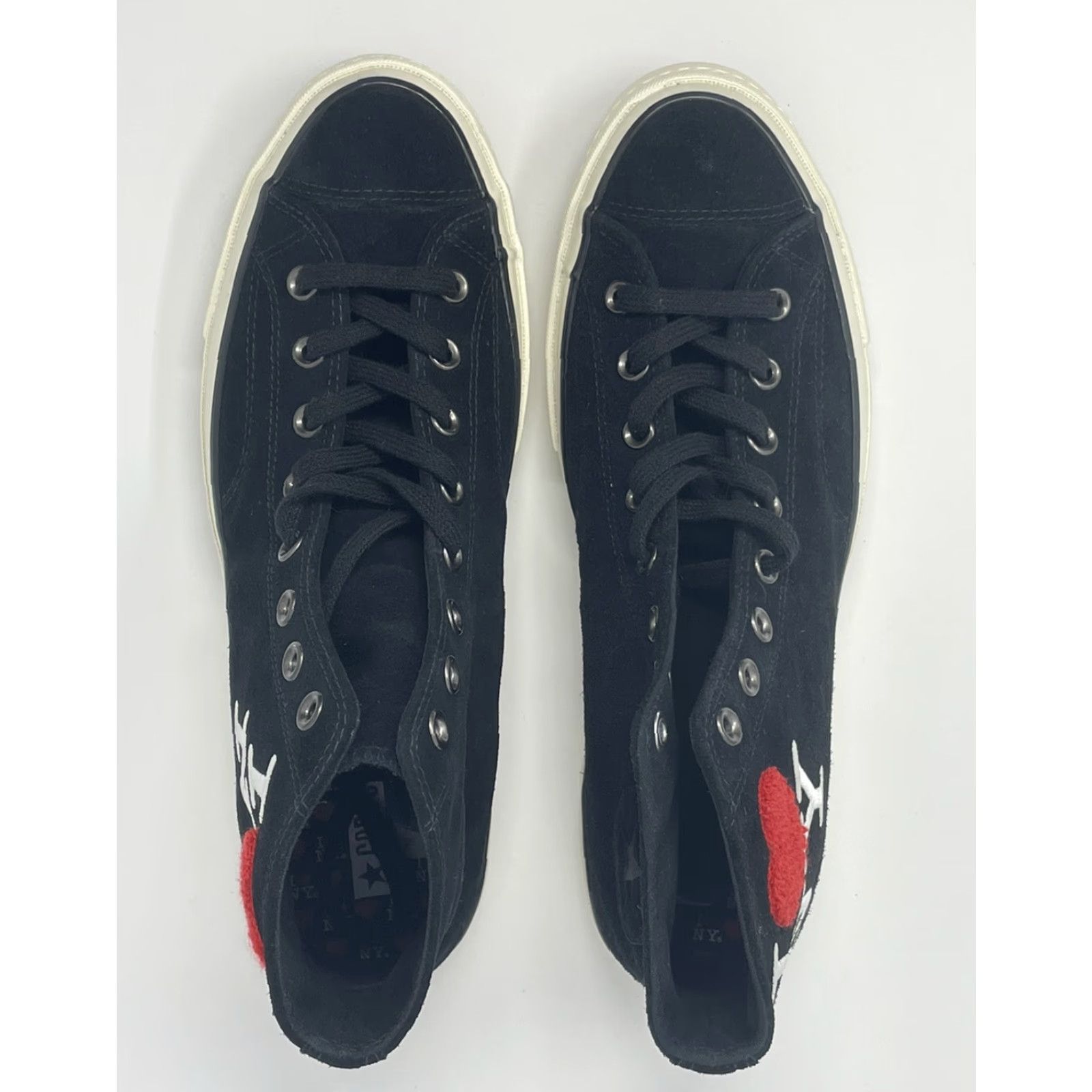 Converse VINTAGE CONVERSE CHUCK TAYLOR ALL STAR 70 HIGH 'I LOVE NY' Men 10 Sneaker Black Size US 11 / EU 44 - 6 Thumbnail