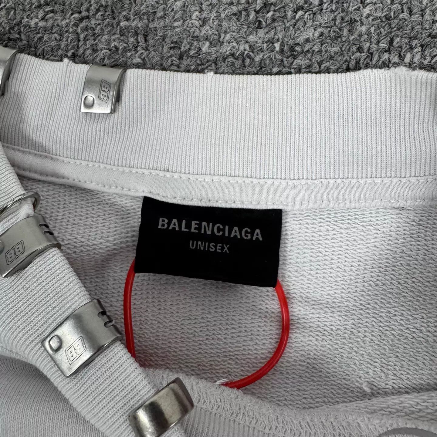 Balenciaga Balenciaga Oversized Hoodie Ring Rivet Nut 2 99 New Size US M / EU 48-50 / 2 - 6 Thumbnail