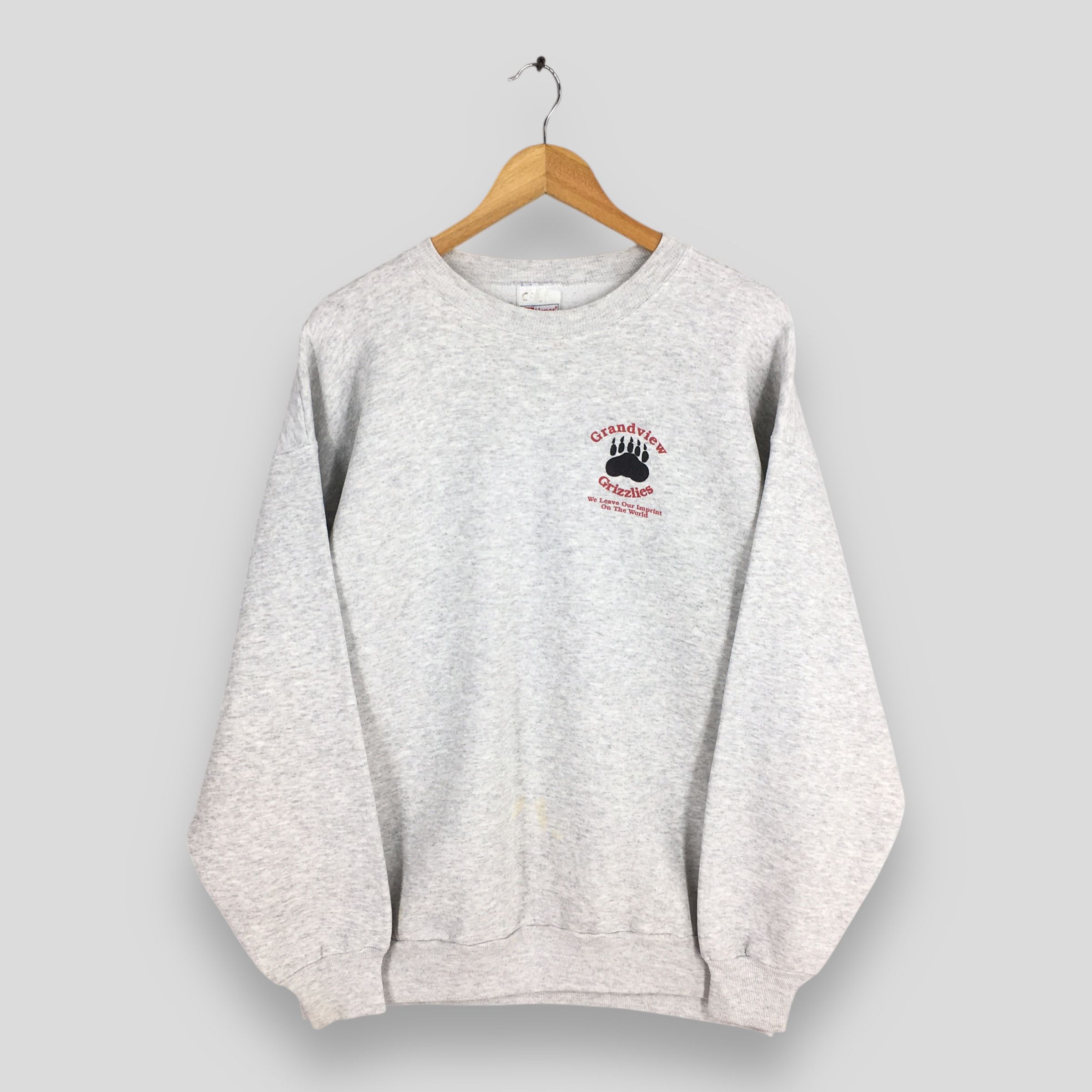 Habitat Vintage Grandview Grizzlies Gray Sweatshirt XLarge Size US XL / EU 56 / 4 - 4 Thumbnail