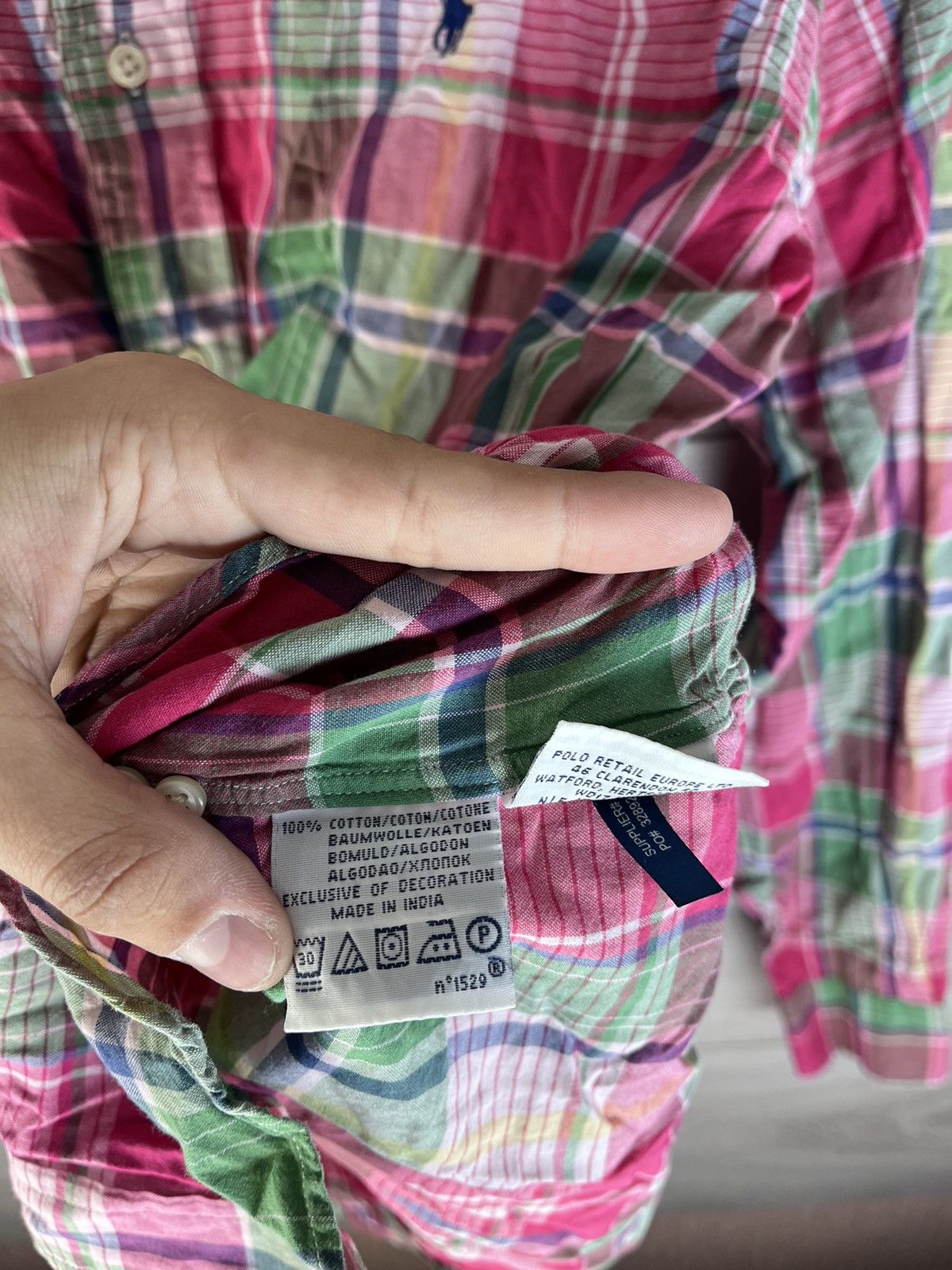 Polo Ralph Lauren Vintage Men's button-down shirt Polo Ralph Lauren size L Size US L / EU 52-54 / 3 - 6 Thumbnail
