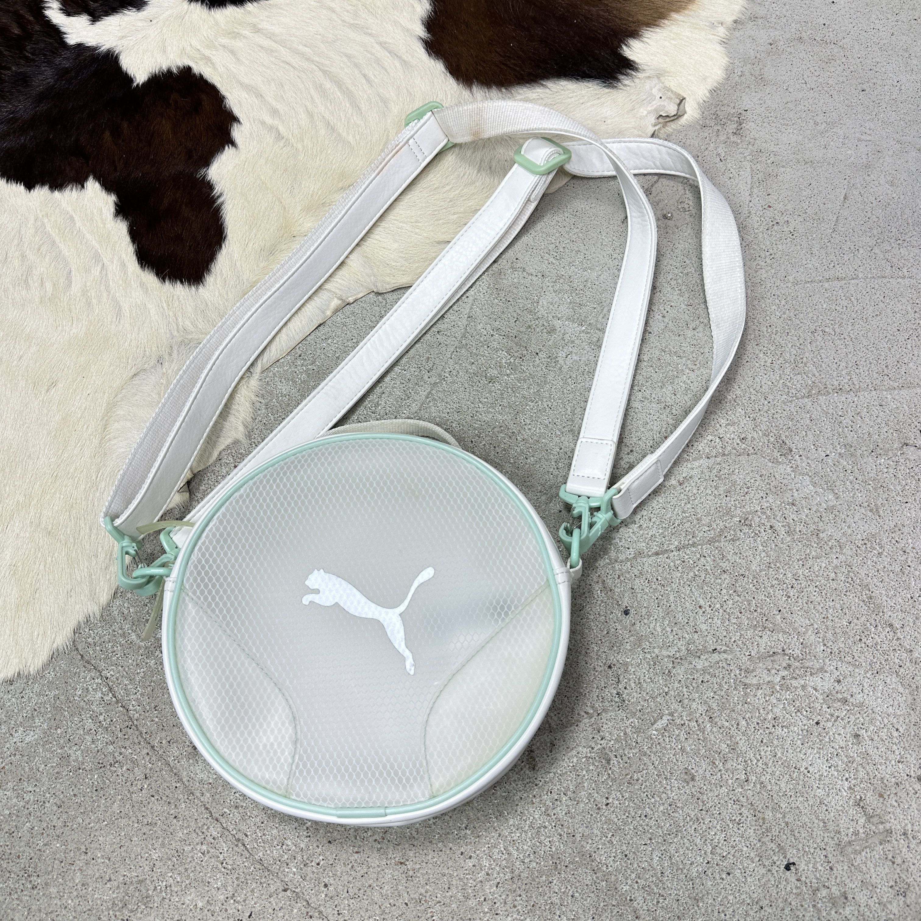 Puma Vintage Puma Round Transparent Unisex Sporty Bag Y2K Size ONE SIZE - 3 Thumbnail