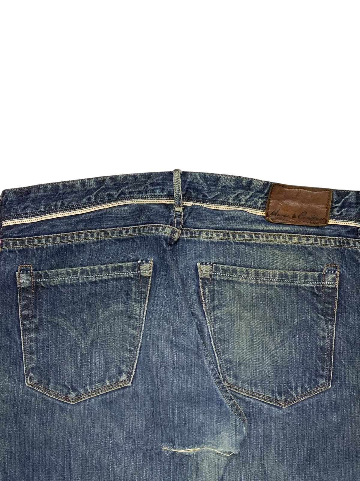Levi's × Levi's Made & Crafted × Levi's Vintage Clothing Vintage Levis Made And Crafted Talon Zipper Distressed Jeans Size US 31 - 7 Thumbnail