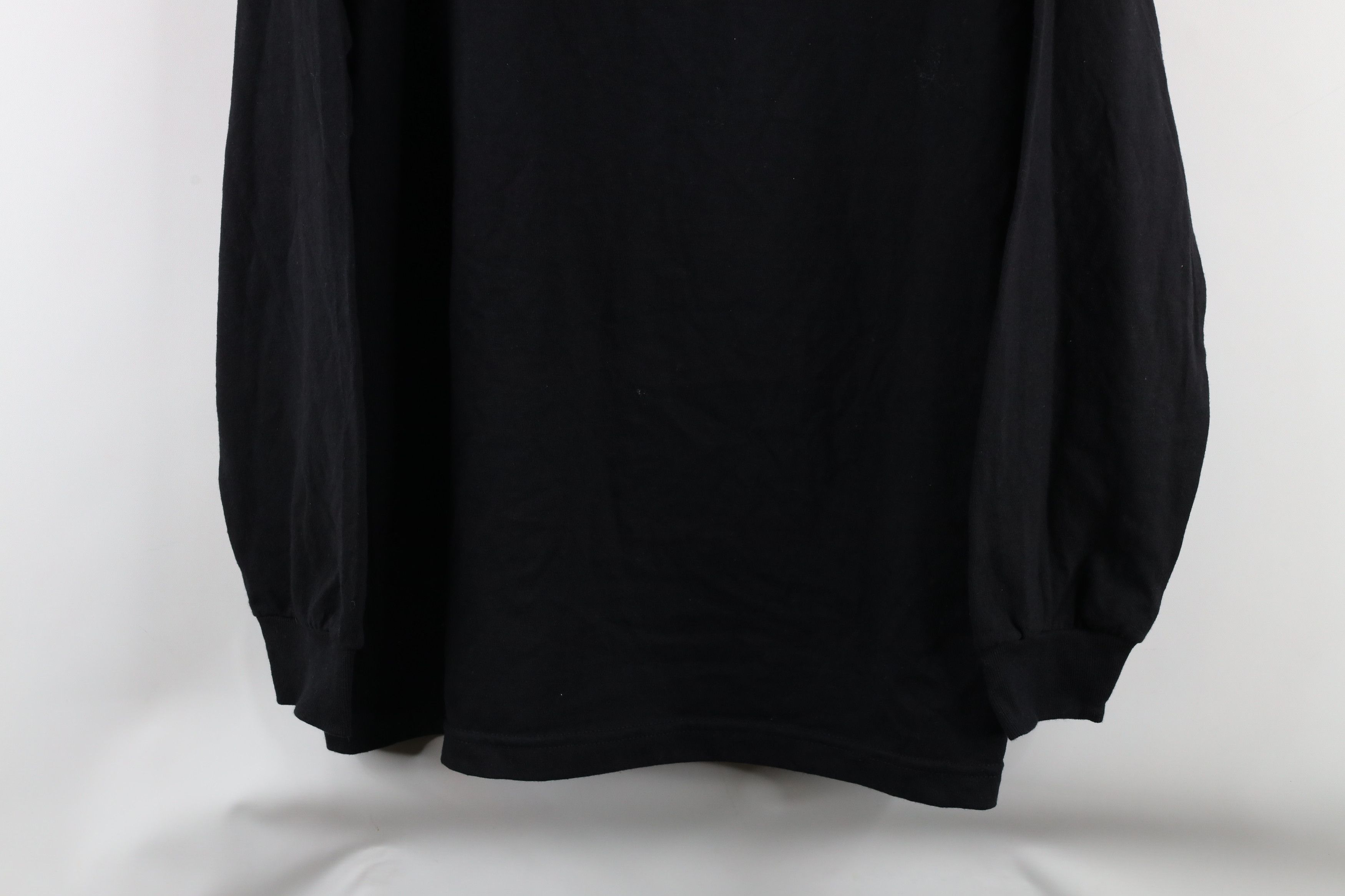 Vintage Vintage 90s Streetwear Long Sleeve T-Shirt Black Cotton Size US L / EU 52-54 / 3 - 3 Thumbnail