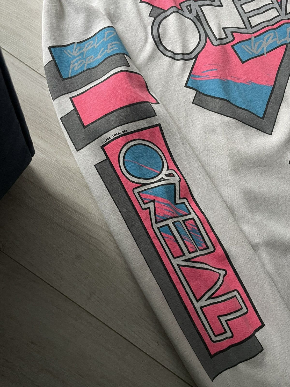 Vintage Vintage 1990 O'Neal USA World Force Motocross Jersey RARE Size US M / EU 48-50 / 2 - 4 Thumbnail