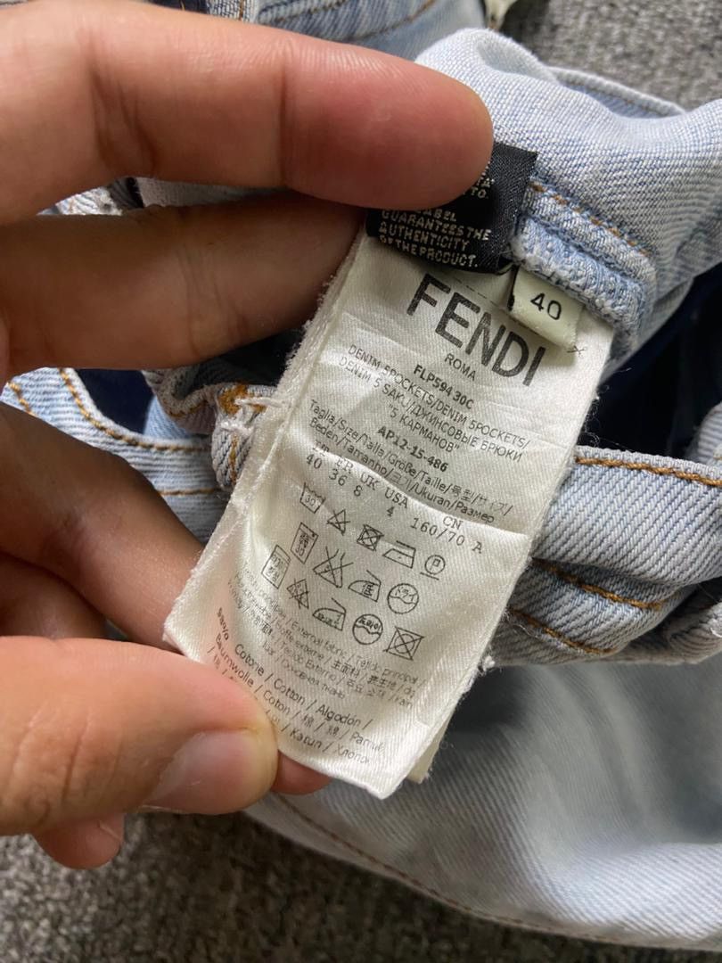Fendi Fendi Roma Denim Jeans (184) Size US 26 / EU 42 - 5 Thumbnail